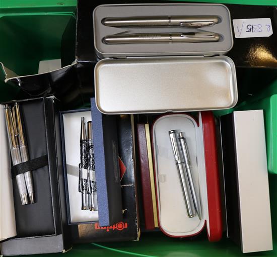 A collection of modern pens